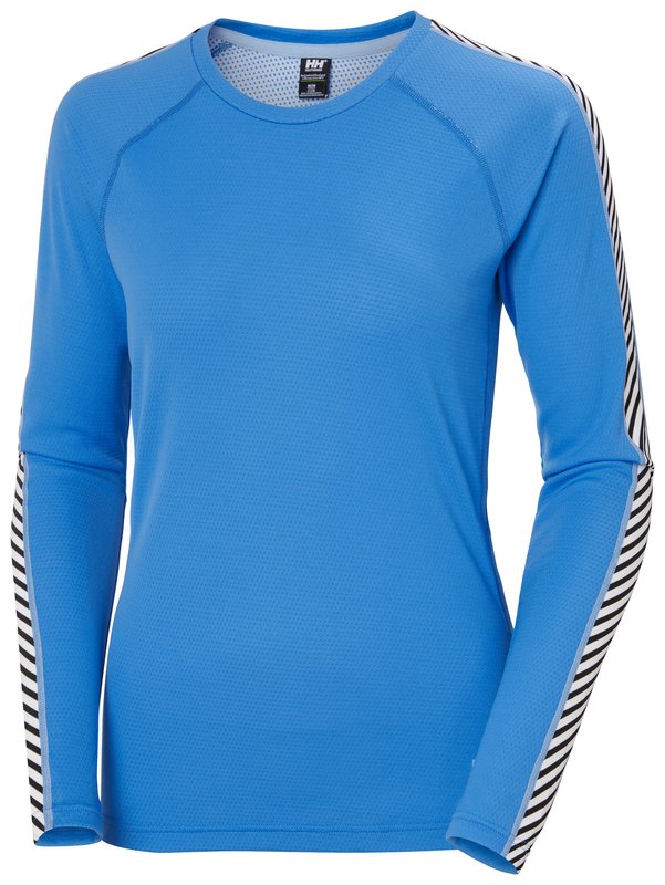 Helly hansen dry stripe hot sale crew neck base layer