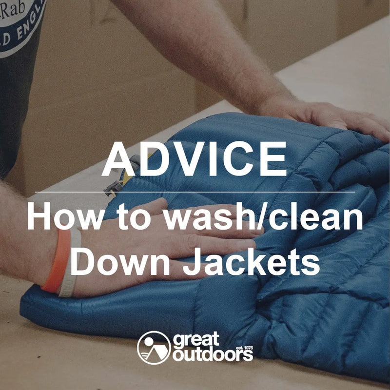 How to clean down jackets - a guide.