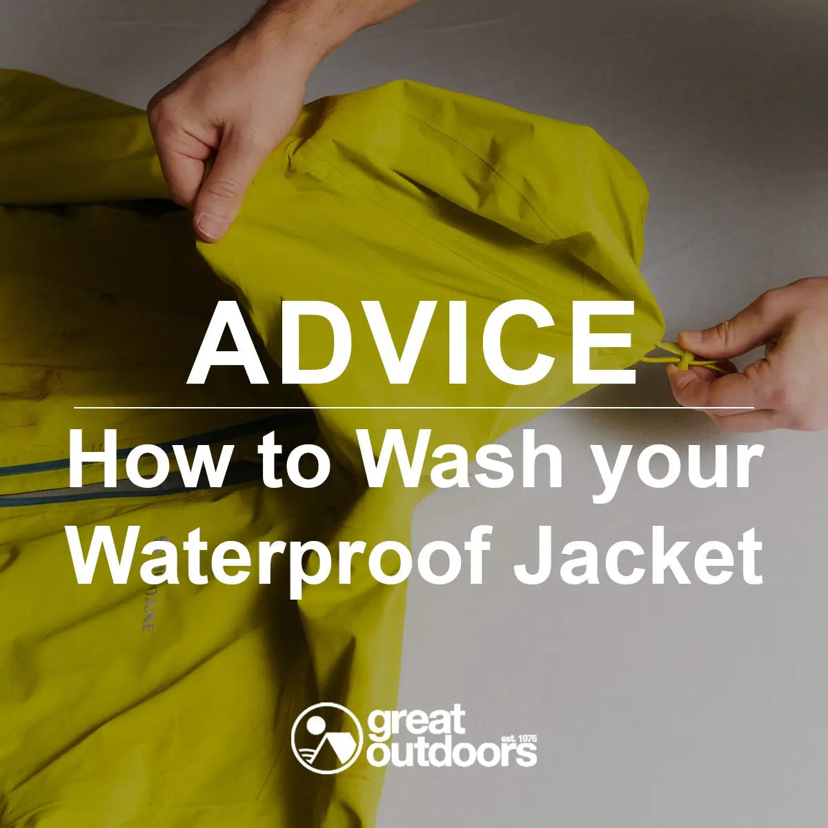 How to clean a shops waterproof coat