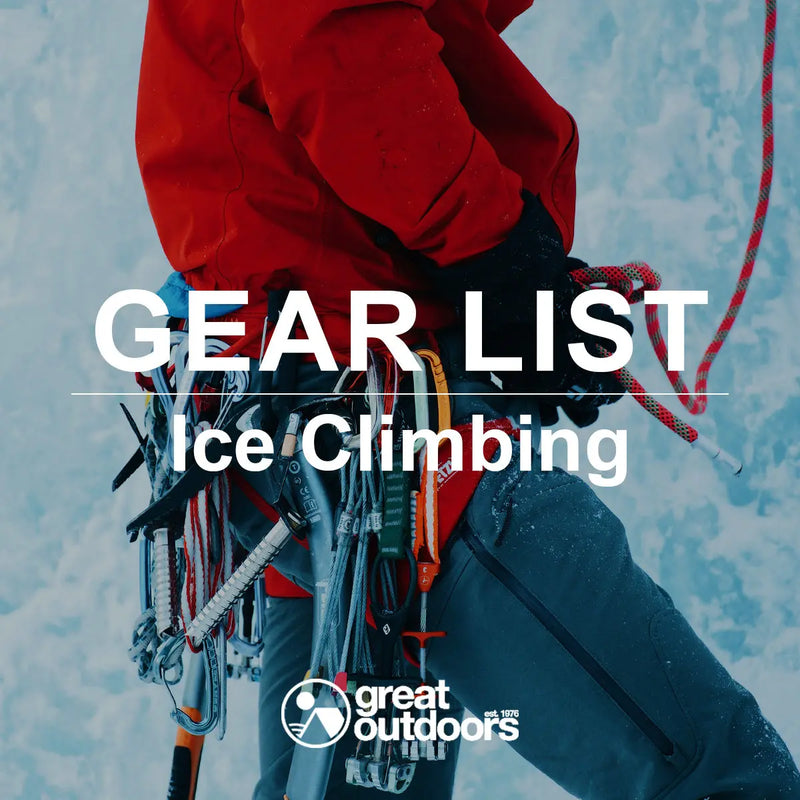 Ice Climbing Gear List Checklist