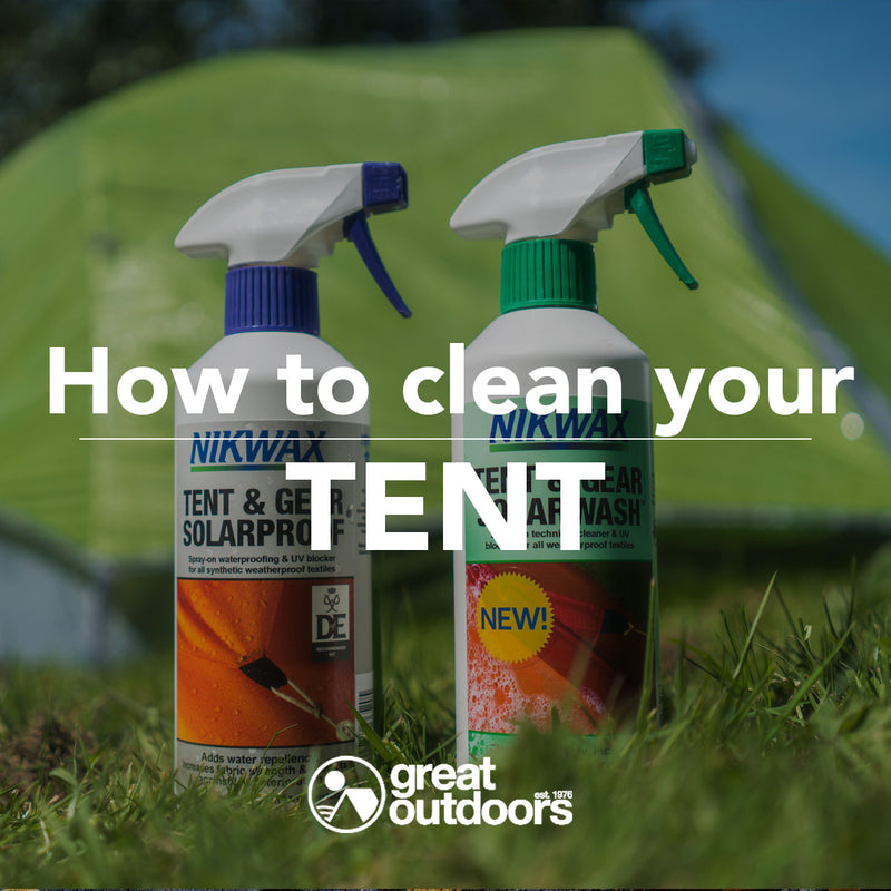 Nikwax Solar Proof & Tent Wash. How to Clean your tent