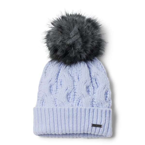 Columbia Boundless Days Cable Knit Pom Beanie - Snow Drift available from Great Outdoors