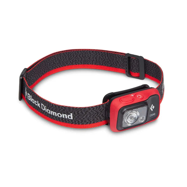 Get the Black Diamond Cosmo 350 Headlamp: 350 lumens, dual-fuel, waterproof, with red night vision and multiple settings