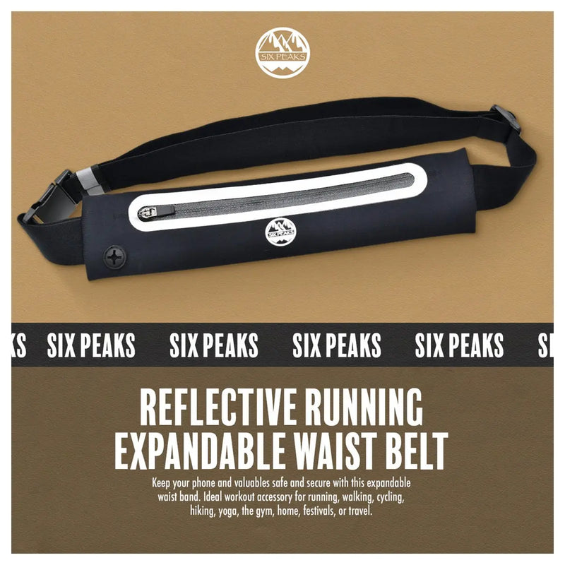 Reflective Running Expandable Waist Belt