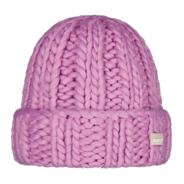 Hand-knitted BARTS Hermitta Beanie: cozy, stylish, and available in multiple colors. Perfect for winter warmth and fashion.