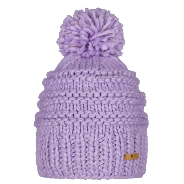 Stay warm with the Barts Jasmin Beanie: hand-knitted, fleece-lined, and stylish. Perfect for winter adventures!