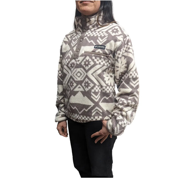 Columbia Women's Helvetia™ II Half Snap Cropped Fleece - Iron Aztec