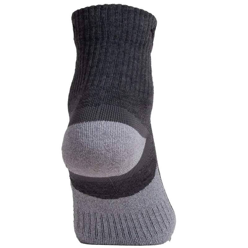 Lightweight Crop Hike Sock - Charcoal