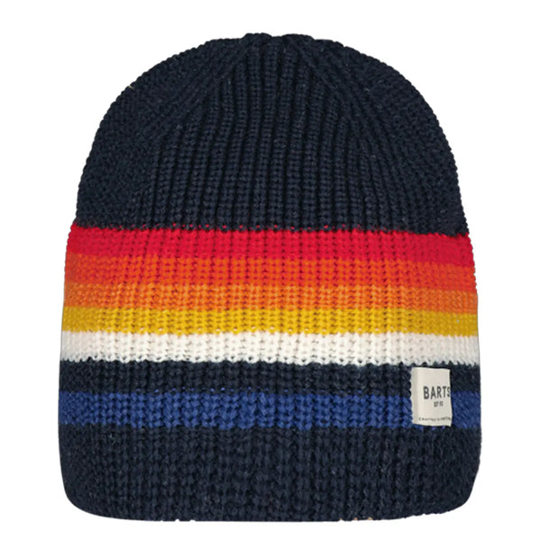 BARTS Paullie Beanie: fine-knit, 70% recycled polyester, and fleece-lined. Perfect for winter warmth and style.