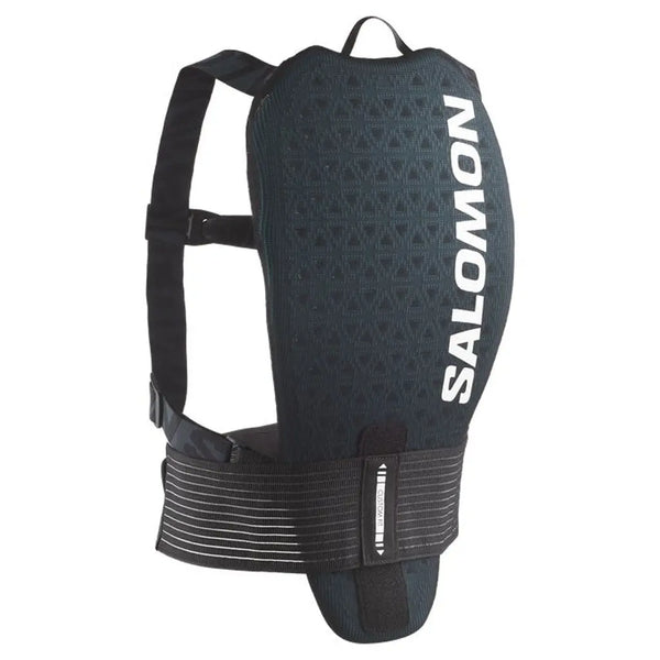 Salomon Flexcell: Advanced body protector with Flexcell 4D technology and adjustable straps for a secure fit.