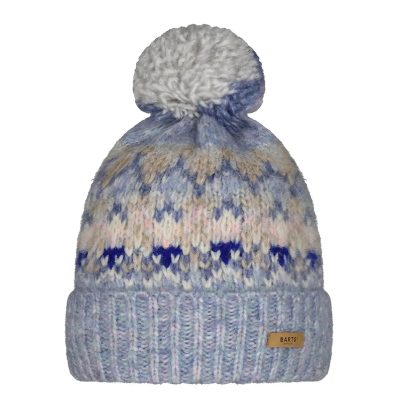 Stay fashionable with the BARTS Renaa Beanie. Warm fleece, multicolored pom-pom, and stylish Aztec pattern. Ideal for winter