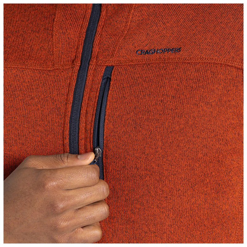 Torney II Half-Zip Fleece - Carnelian Orange