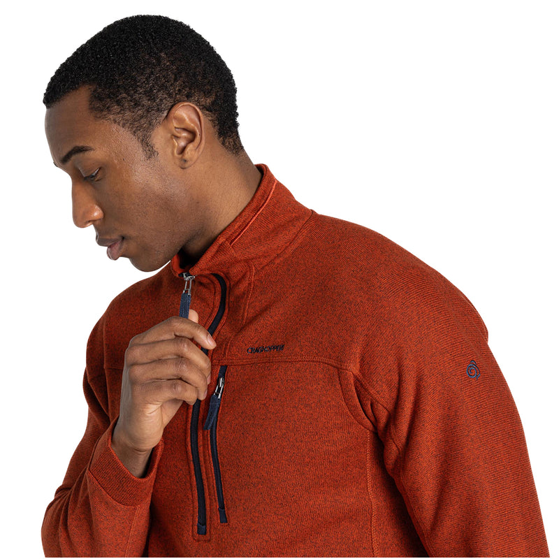 Torney II Half-Zip Fleece - Carnelian Orange