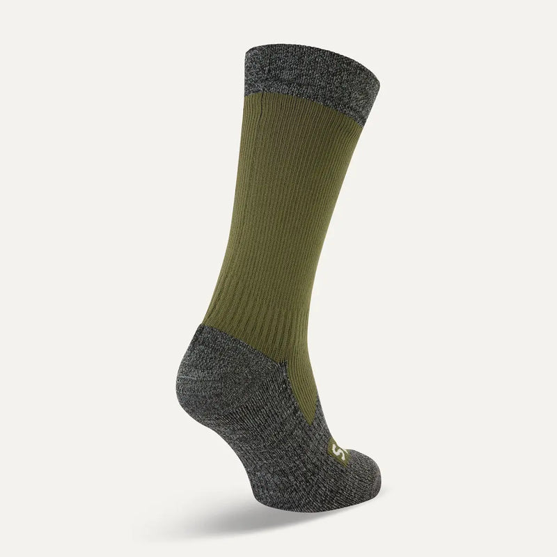 Raynham AQUASEALZ™ Mid Length Sock - Olive/Grey