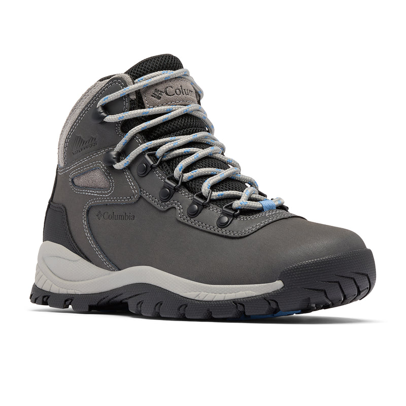 Columbia Womens Newton Ridge Plus Waterproof Hiking Boot Quarry Grey