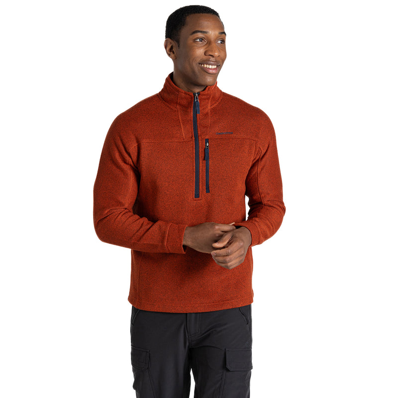 Torney II Half-Zip Fleece - Carnelian Orange