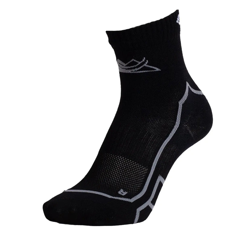 Unisex Trail Run Wool Socks: Merino Wool blend, ergonomic fit, and mesh vents for optimal comfort and performance.