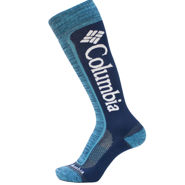 Columbia Thermolite Mountain Ski Socks provide thermal insulation and moisture control for ultimate comfort.