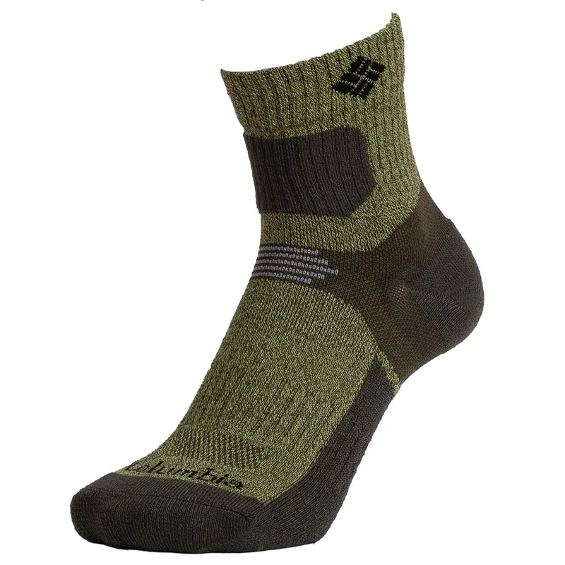 Hit the Trails with Confidence in Columbia's Cushioned Unisex Crop Hike Socks.