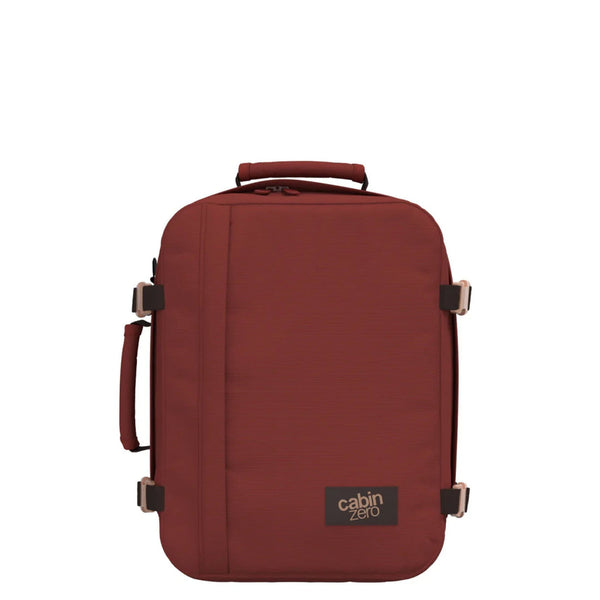 Cabin Zero Classic 28L Cabin Bag - Sangria Red- Great Outdoors Ireland