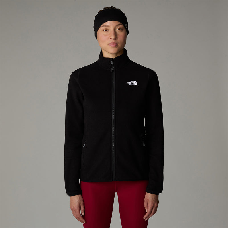 The North Face 100 Glacier Full-Zip Fleece - Tnf Black- Great Outdoors Ireland