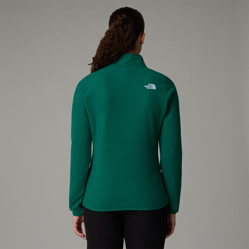 100 Glacier Quarter Zip Fleece - Evergreen