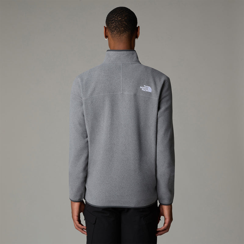 100 Glacier Quarter Zip Fleece - Tnf Medium Grey