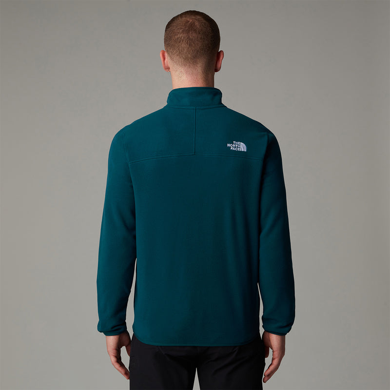 100 Glacier Quarter Zip Fleece - Midnight Petrol