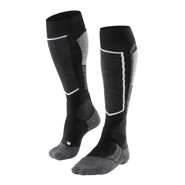 SK2 Intermediate Ski Socks - Black Mix