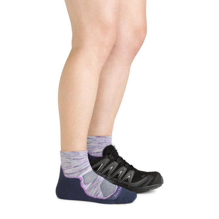 Light Hiker Quarter Lightweight Hiking Sock - Cosmic Purple