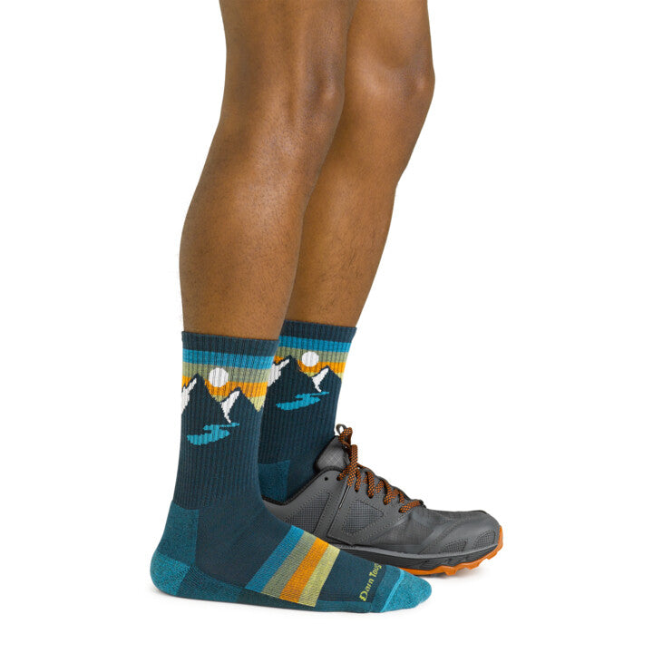 Sunset Ridge Micro Crew Lightweight Hiking Sock - Bottle