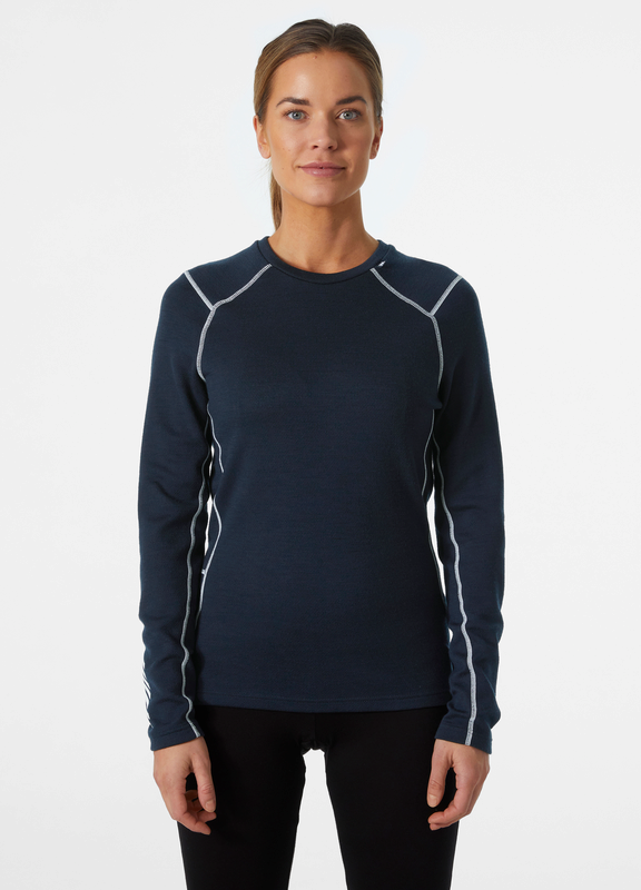 Helly Hansen LIFA® Merino Crew Base Layer - Navy- Great Outdoors Ireland