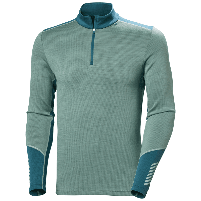 Helly Hansen LIFA® Merino Half-Zip Base Layer - Cactus- Great Outdoors Ireland