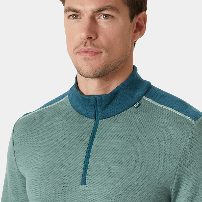 Helly Hansen LIFA® Merino Half-Zip Base Layer - Cactus- Great Outdoors Ireland