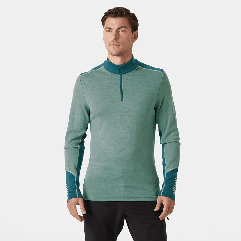 Helly Hansen LIFA® Merino Half-Zip Base Layer - Cactus- Great Outdoors Ireland