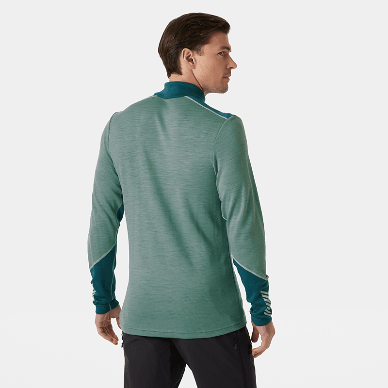 Helly Hansen LIFA® Merino Half-Zip Base Layer - Cactus- Great Outdoors Ireland