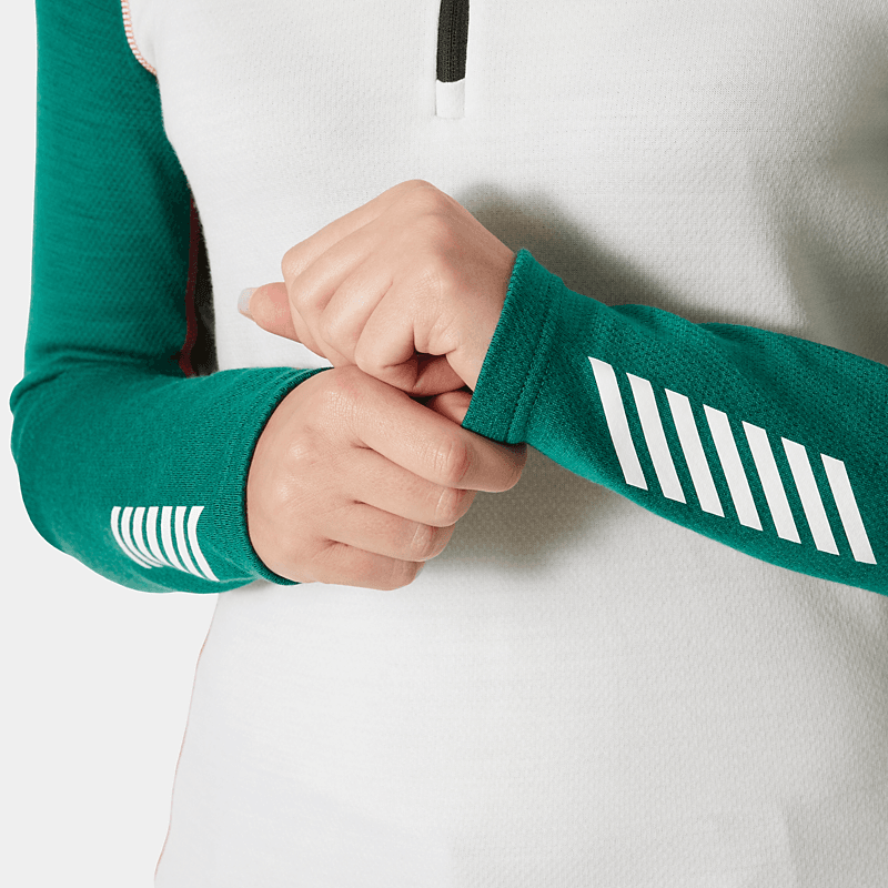 Helly Hansen LIFA® Merino Half-Zip Base Layer - Emerald- Great Outdoors Ireland