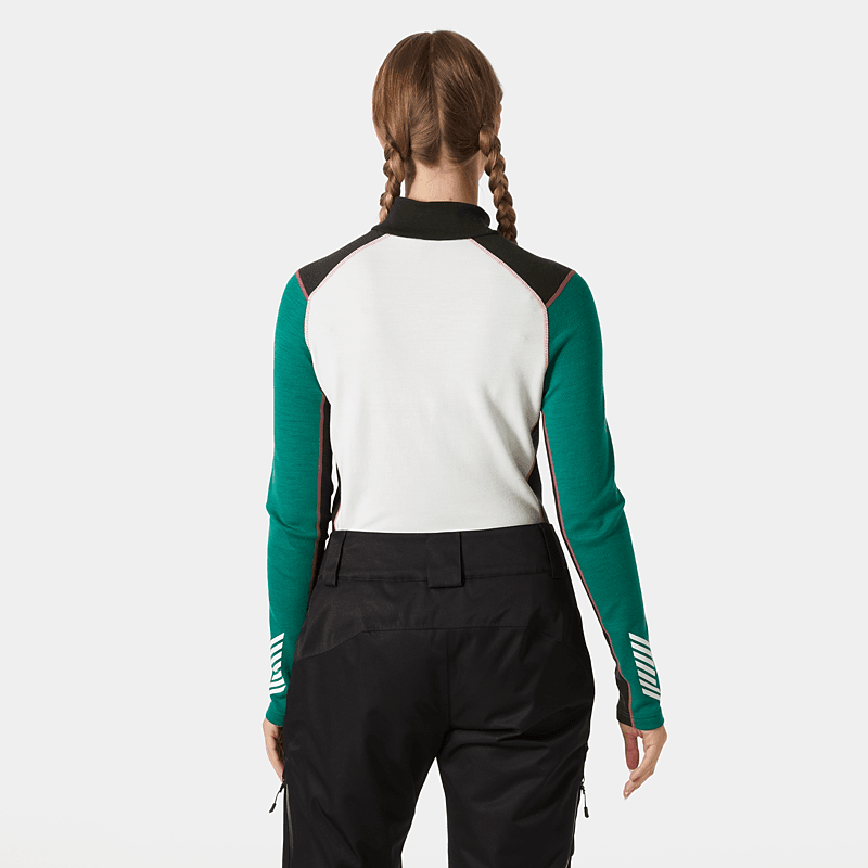 Helly Hansen LIFA® Merino Half-Zip Base Layer - Emerald- Great Outdoors Ireland