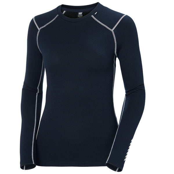 Helly Hansen LIFA® Merino Crew Base Layer - Navy- Great Outdoors Ireland