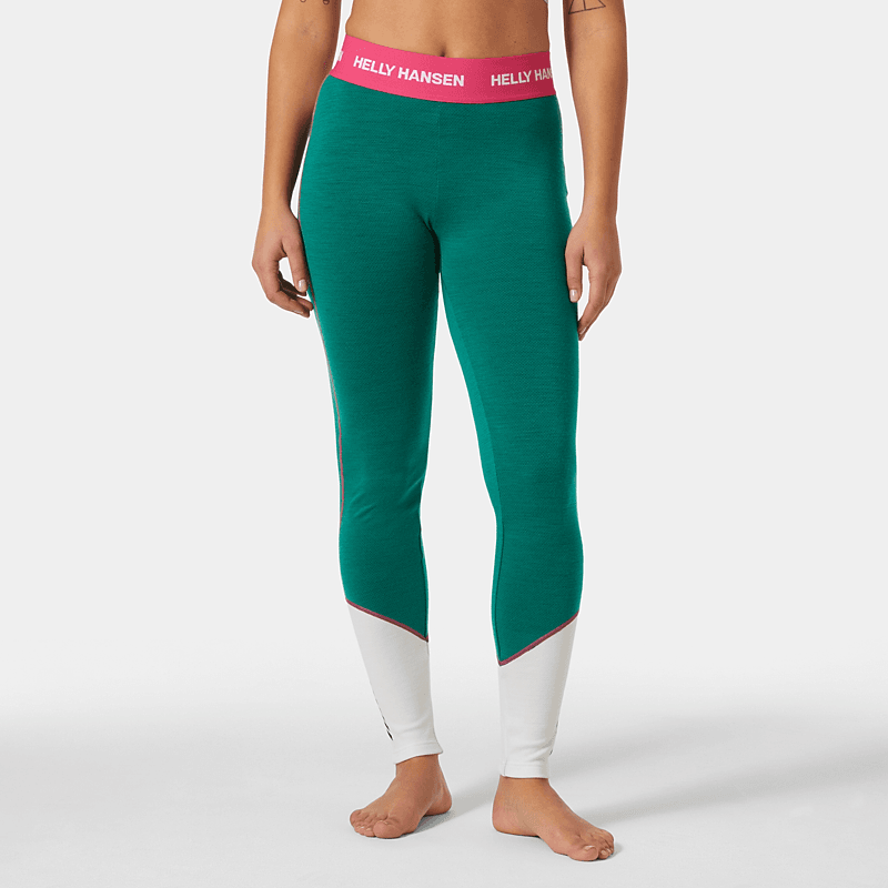 Helly Hansen LIFA® Merino Base Layer Pants - Emerald- Great Outdoors Ireland