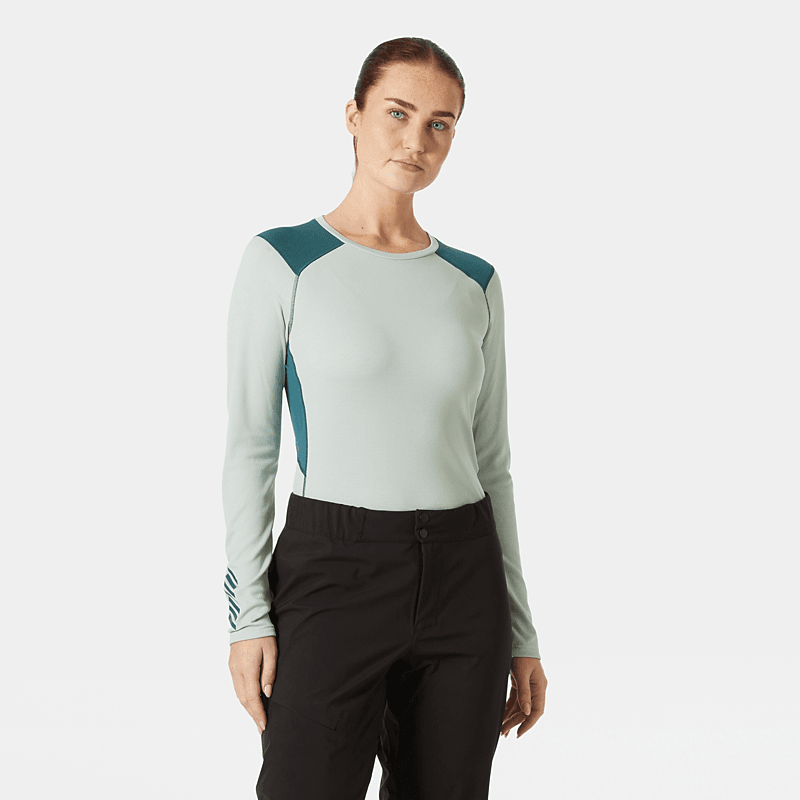 Helly Hansen LIFA® ACTIVE Crew Base Layer - Mist- Great Outdoors Ireland