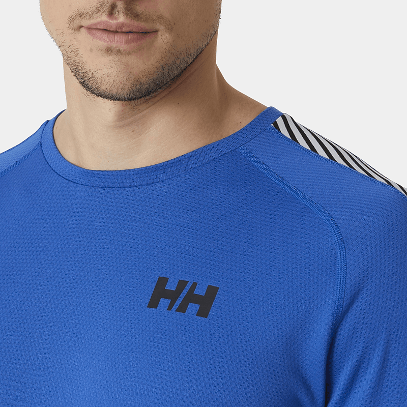 Helly Hansen LIFA® ACTIVE Stripe Crew Base Layer - Cobalt- Great Outdoors Ireland