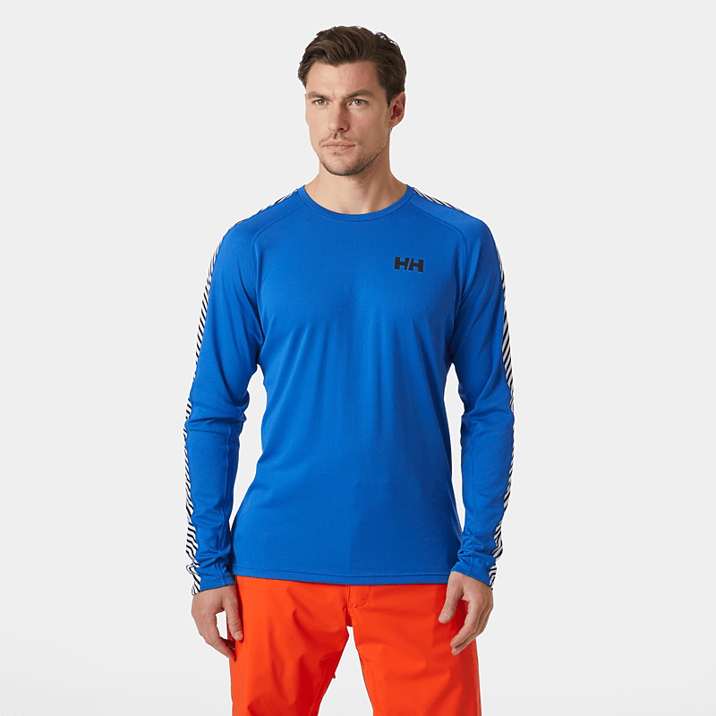 Helly Hansen LIFA® ACTIVE Stripe Crew Base Layer - Cobalt- Great Outdoors Ireland