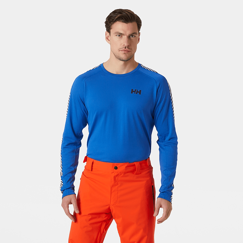 Helly Hansen LIFA® ACTIVE Stripe Crew Base Layer - Cobalt- Great Outdoors Ireland