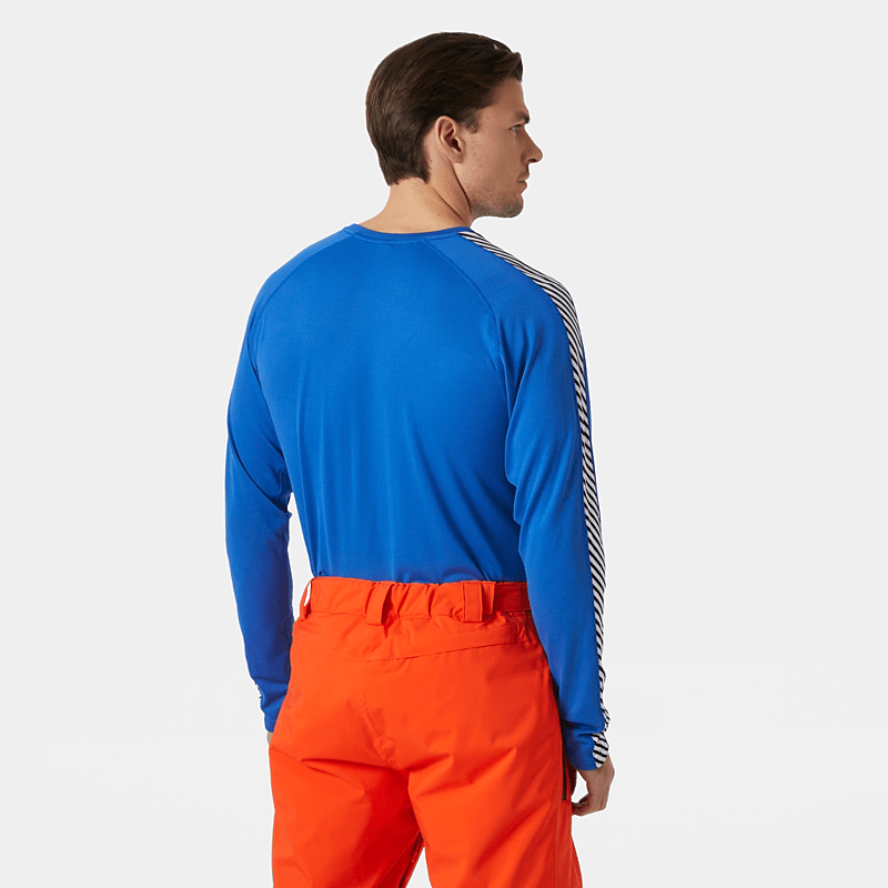 Helly Hansen LIFA® ACTIVE Stripe Crew Base Layer - Cobalt- Great Outdoors Ireland