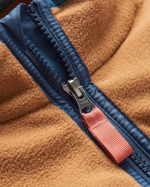 Set Off Polar 1/4 Zip Fleece - Toffee