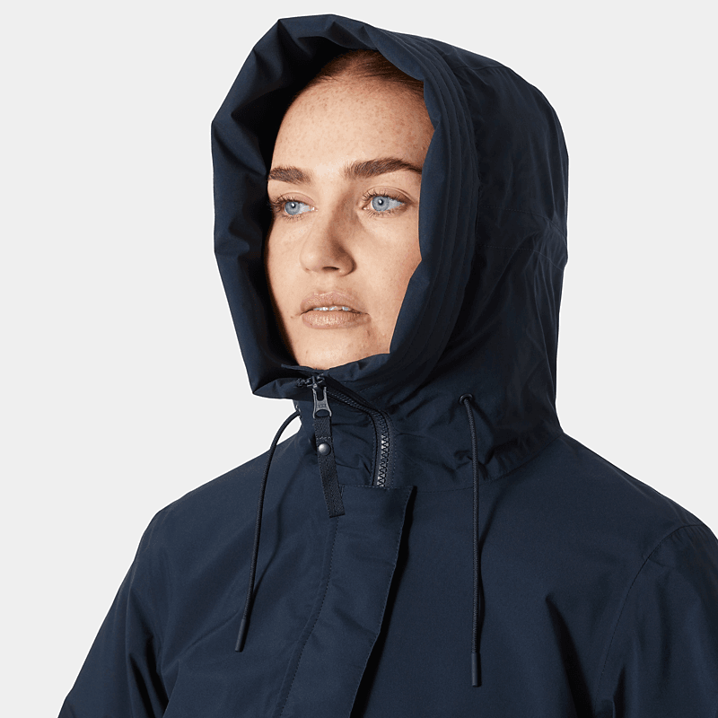 Victoria Insulated Mid Rain Jacket - Navy