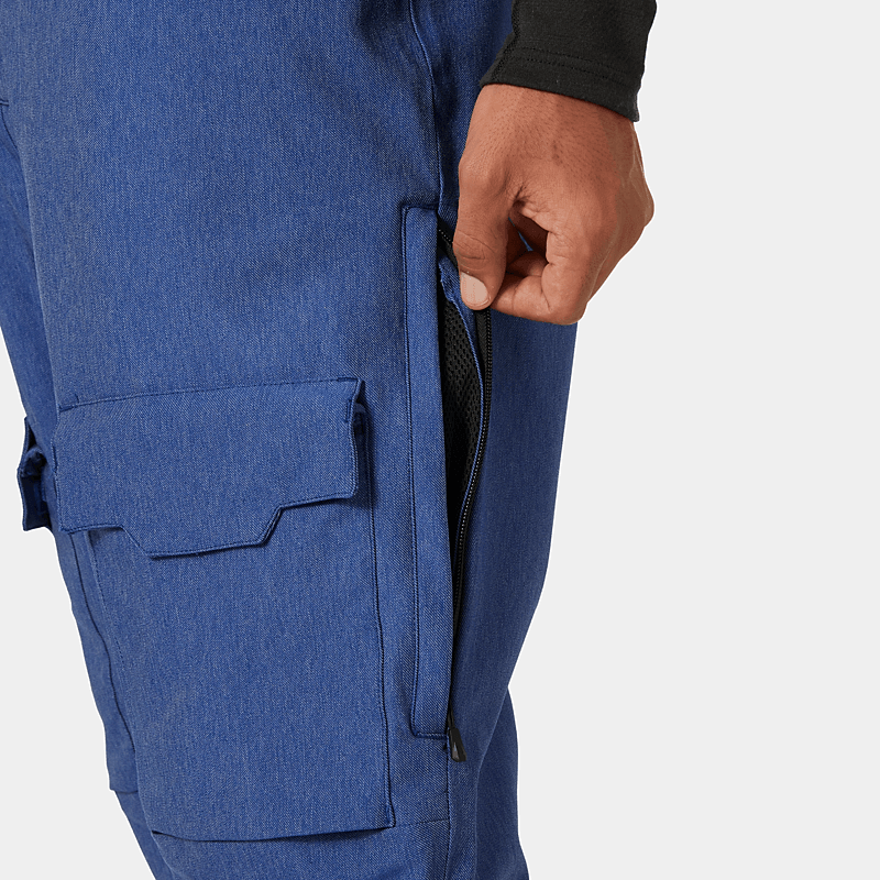 Sogn Bib Cargo Ski Pants - Deep Fjord