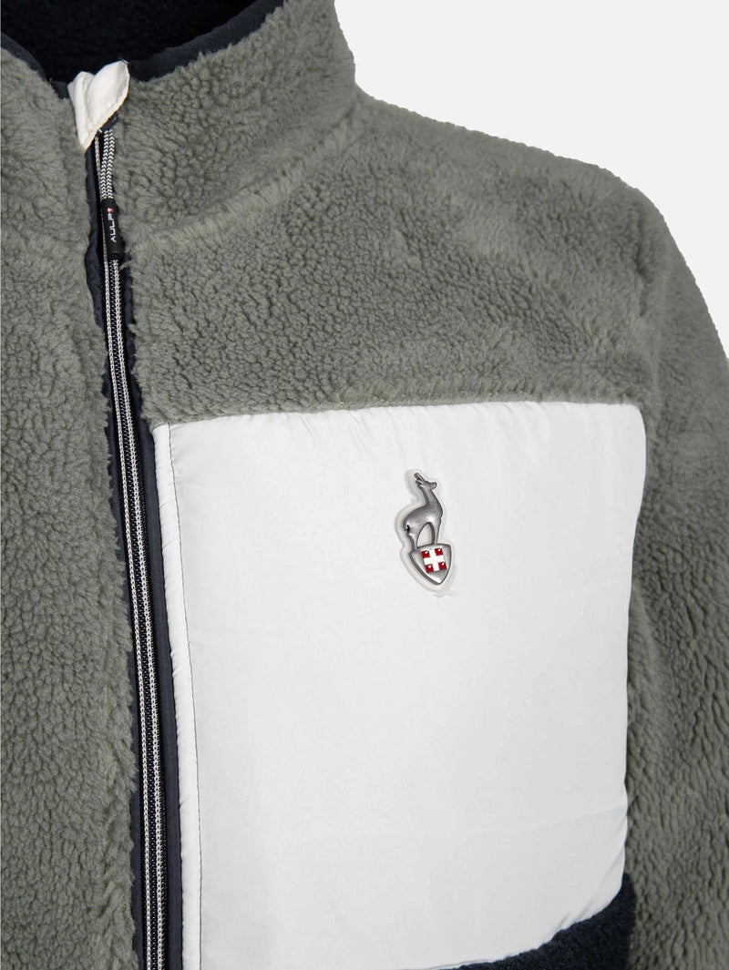 Vogue Sherpa Fleece Jacket - Khaki