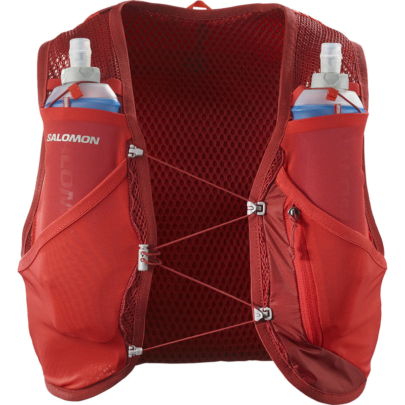 Salomon Active Skin 8 W/Flasks - Fiery Red Great Outdoors Ireland